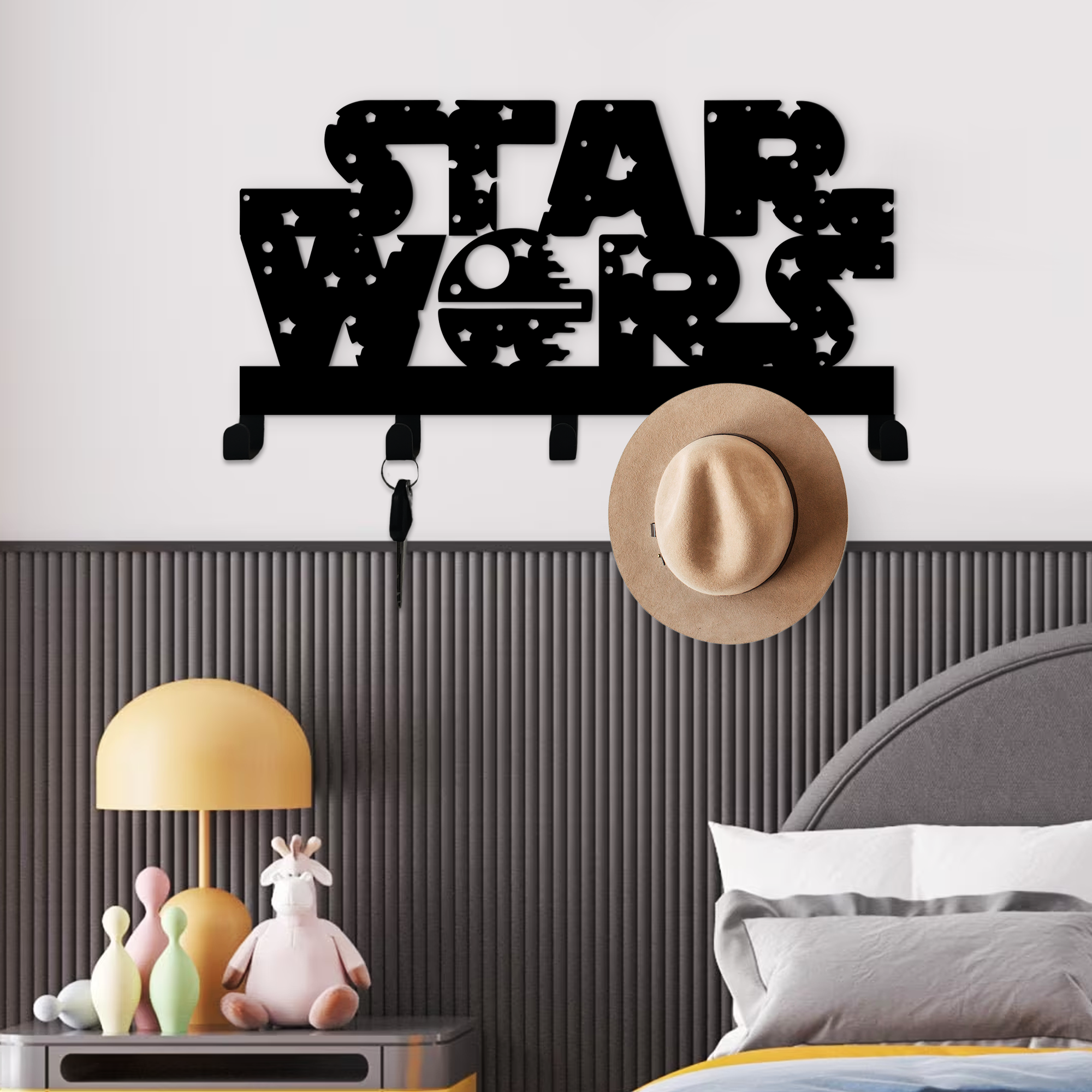 Star Wars Welcome Key Holder Rack Sign