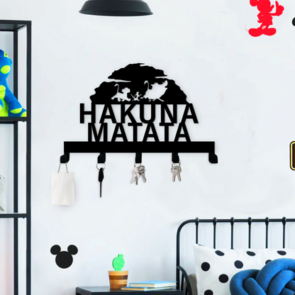 Hakuna Matata King Key Hanger - Kids Love for Comics Room Decor