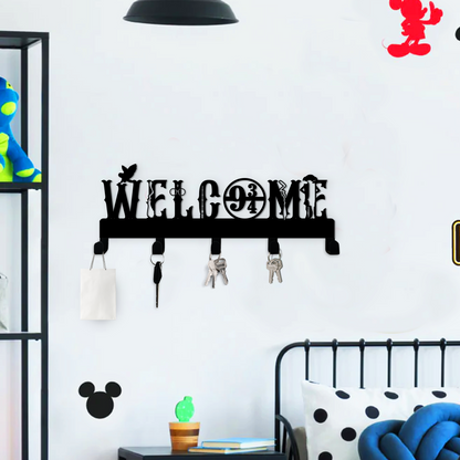 Welcome Magical Key Holder | Platform Home Décor Metal Key Holder