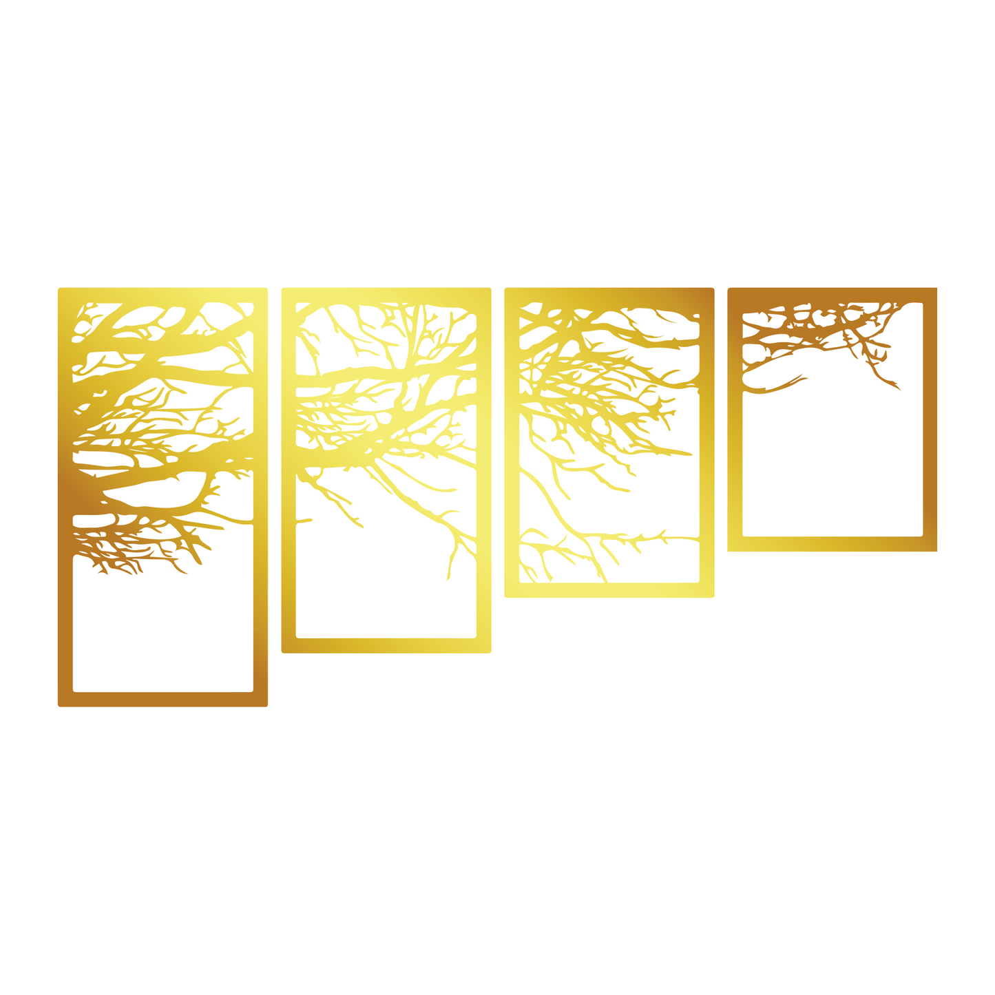 Tree Branches Metal Wall Art, Minimal Metal Wall Art, Tree Of Life Metal Wall Decor