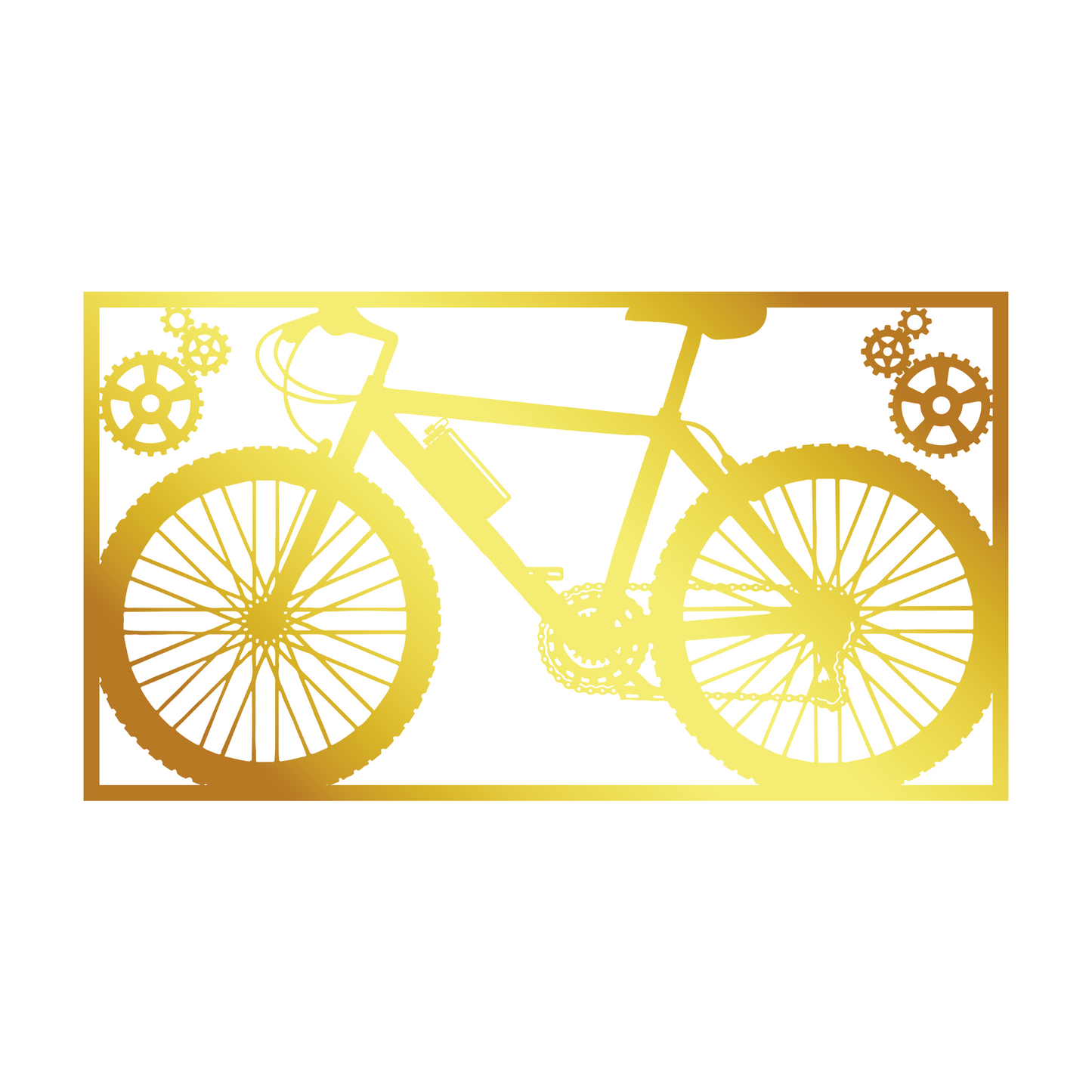 Bike Metal Decor Wall Art - Metal Wall Decor Cycling Wall Art