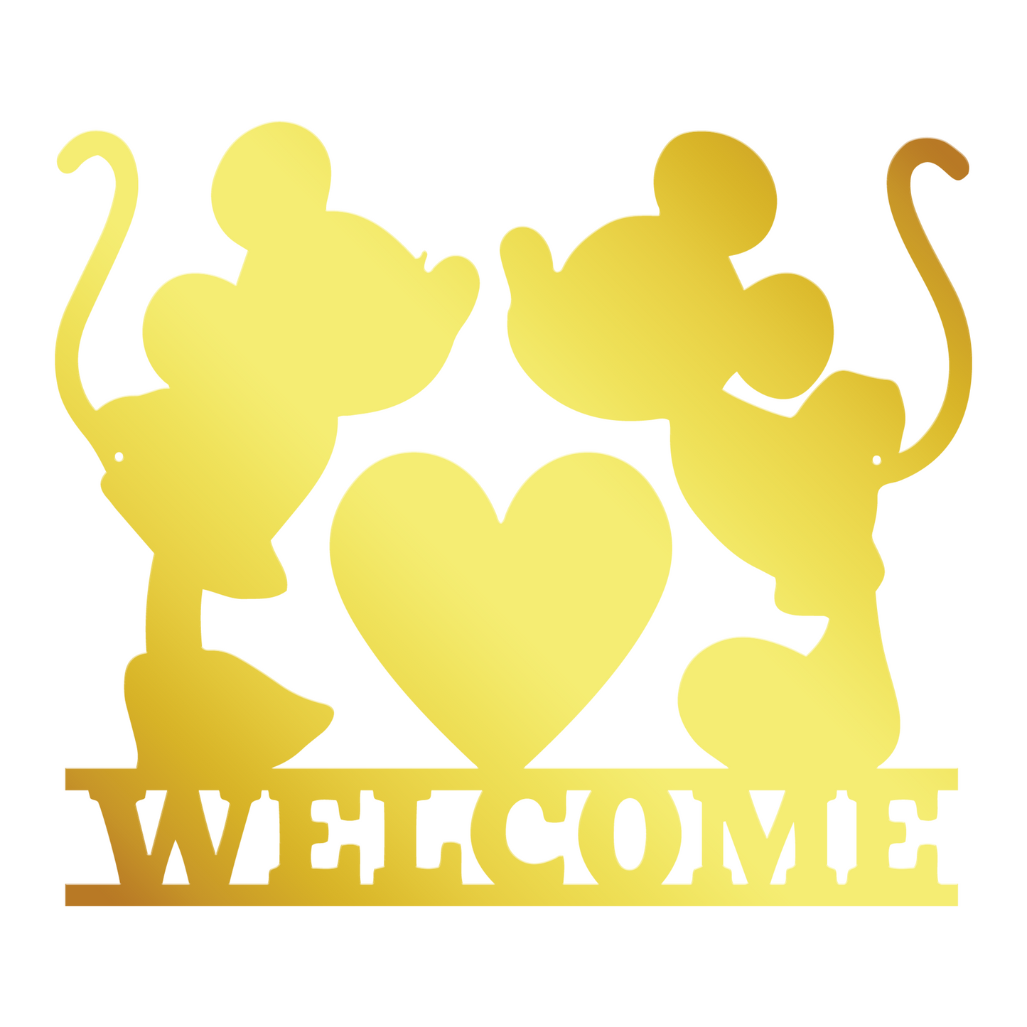 Welcome Metal Sign, Mickey And Minnie Metal Sign, Couple Metal Sign, Disney Wall Decor, Home and Wall Decor, Housewarming Gifts, Christmas Gifts