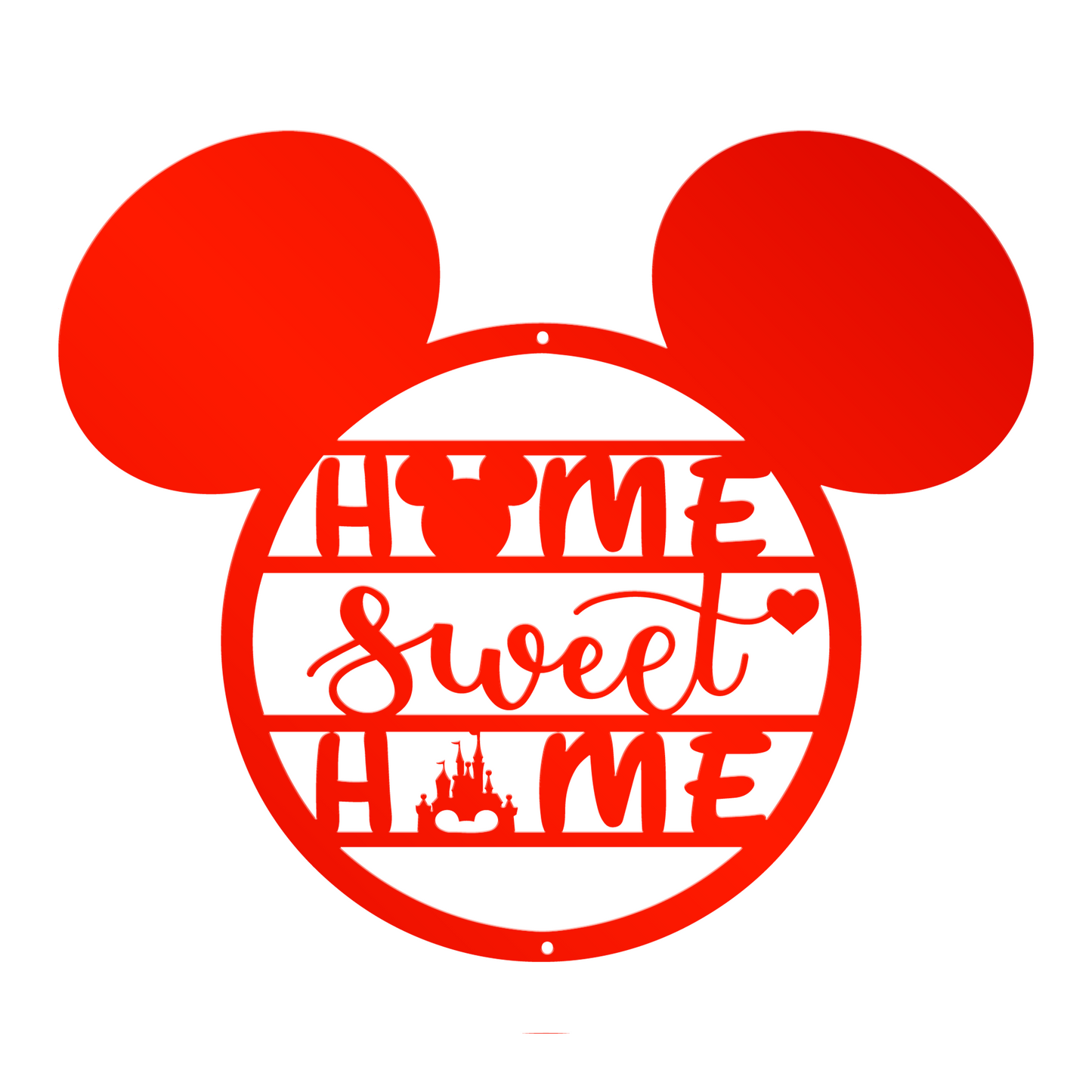 Mickey Face Home Sweet Home Metal Sign, Disney Metal Sign, Home And Wall Decor, Christmas Deocr, Housewarming Gifts