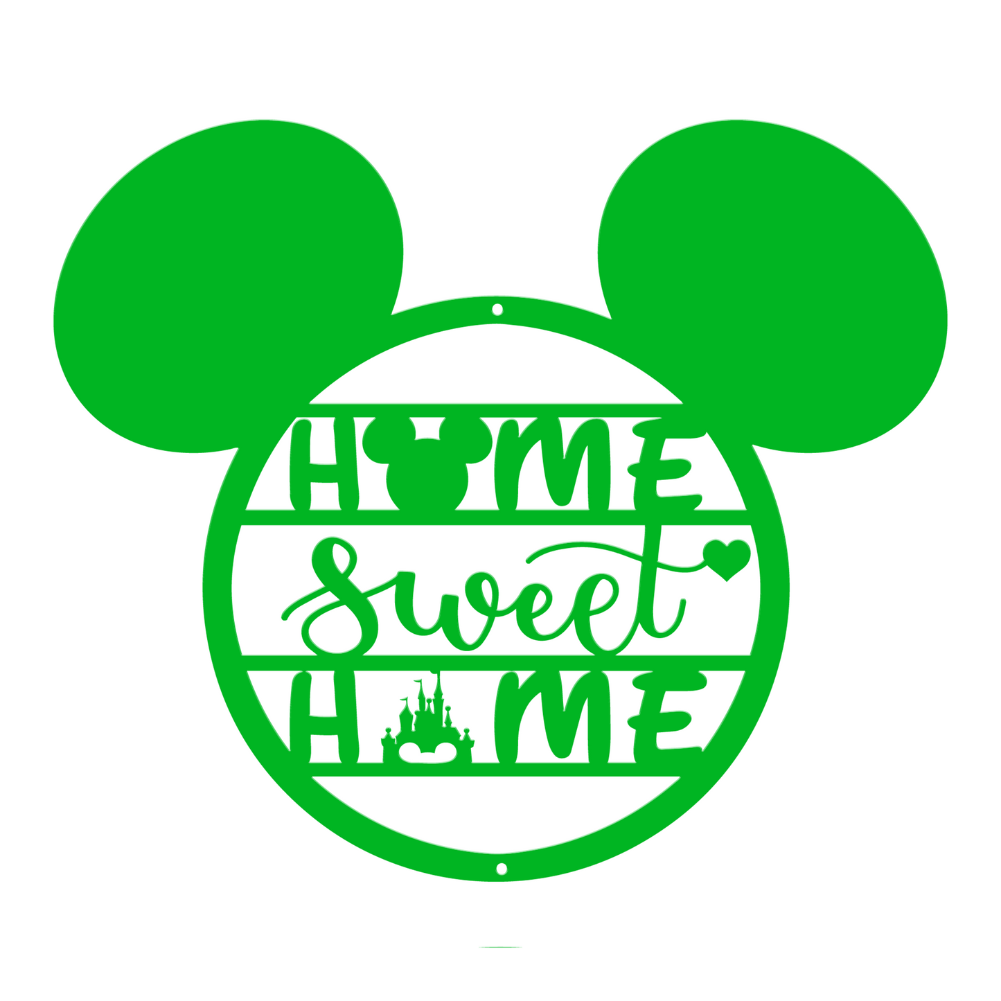 Mickey Face Home Sweet Home Metal Sign, Disney Metal Sign, Home And Wall Decor, Christmas Deocr, Housewarming Gifts