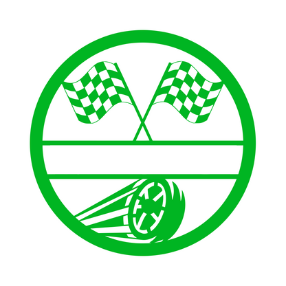 Checkered Flag Racing Sign, Racing Flag Sign