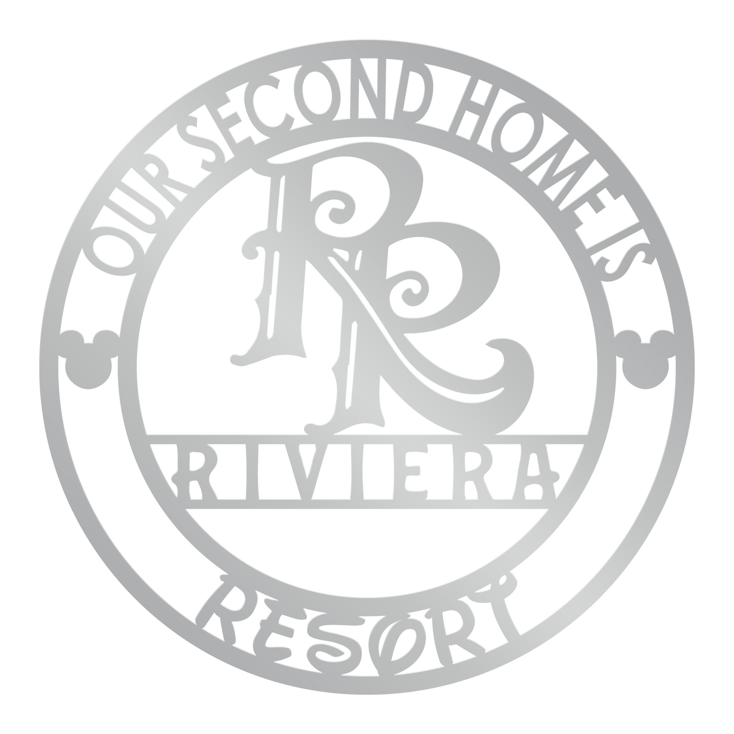 Our Second Home Is Riviera Resort Metal Sign