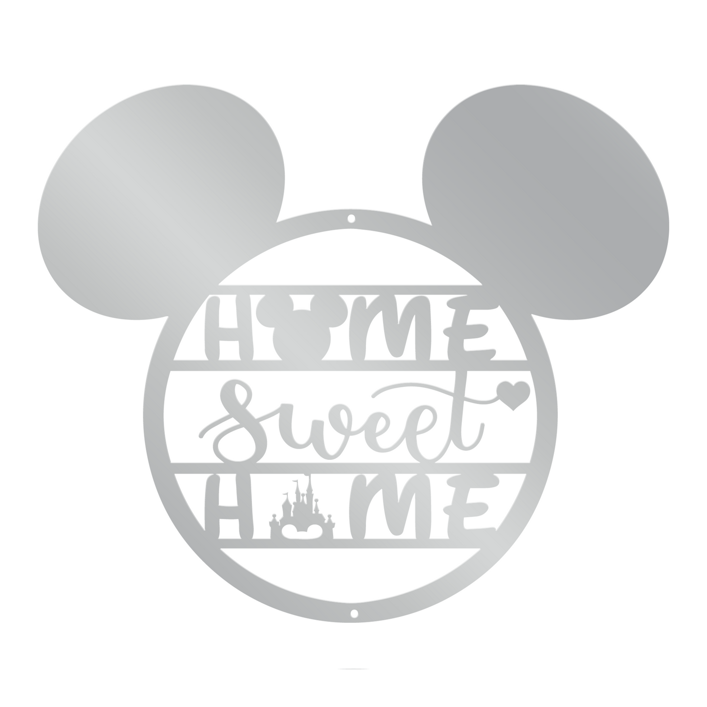 Mickey Face Home Sweet Home Metal Sign, Disney Metal Sign, Home And Wall Decor, Christmas Deocr, Housewarming Gifts