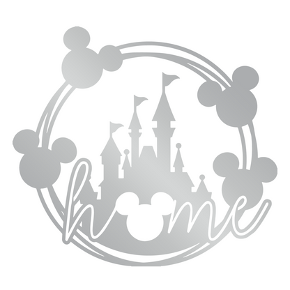 Mickey Castle Metal Wall Art, Disney Theme Home Decor