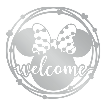 Welcome Disney Mickey Head Castle Decor