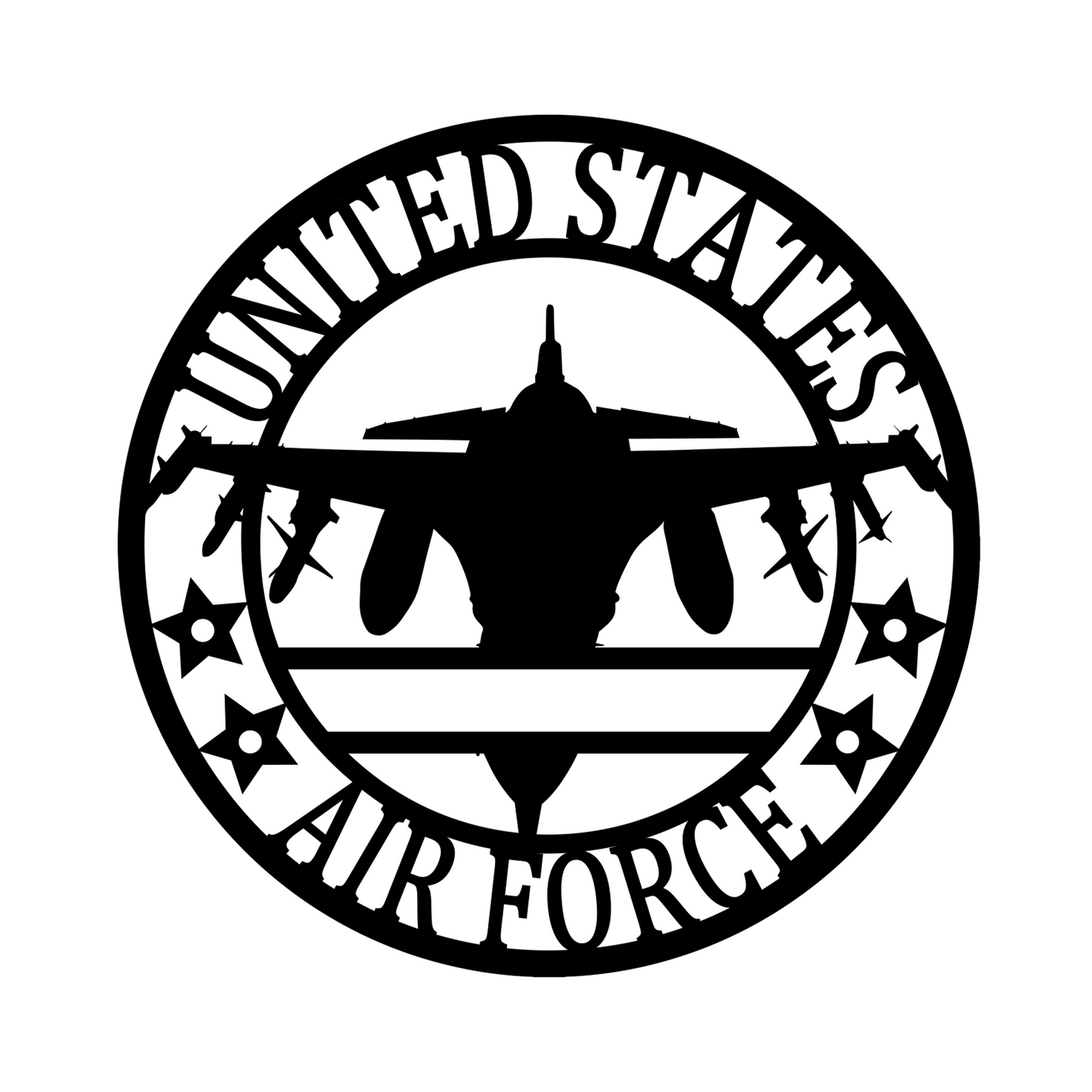 Fighter Jet Pilot Wall Art - Custom Aircraft Air Force Name Sign