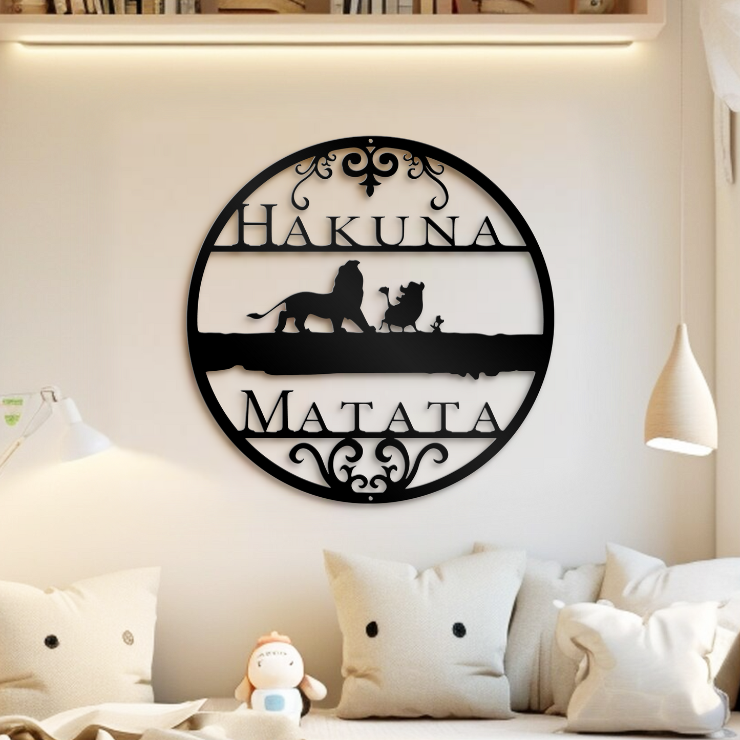 Disney Hakuna Matata Lion King Metal Sign