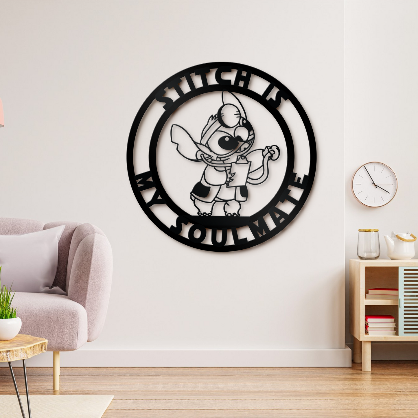 Stitch Metal Sign - Game Room Decor