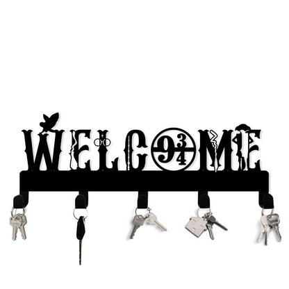 Welcome Magical Key Holder | Platform Home Décor Metal Key Holder