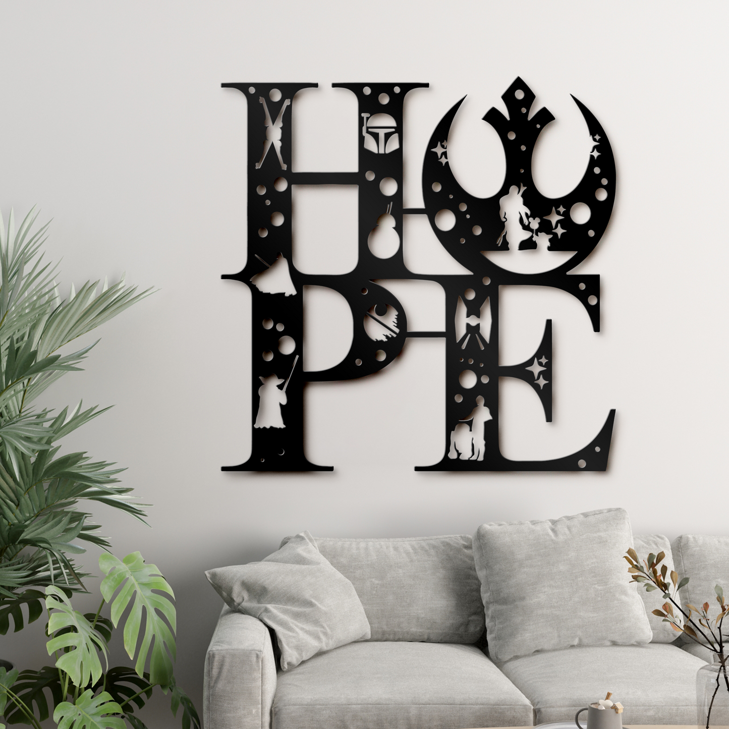 Hope Word Metal Sign, Disney Metal Sign, Inspirational Quote Decor, Home And Wall Decor, Funny Quote Metal Sign, Housewarming Gifts, Christmas Gifts