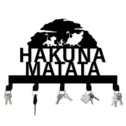 Hakuna Matata King Key Hanger - Kids Love for Comics Room Decor