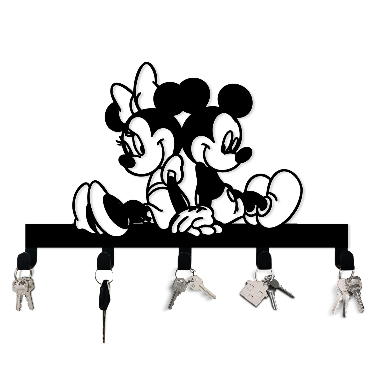 Mickey and Minnie Entryway Keyholder Hook