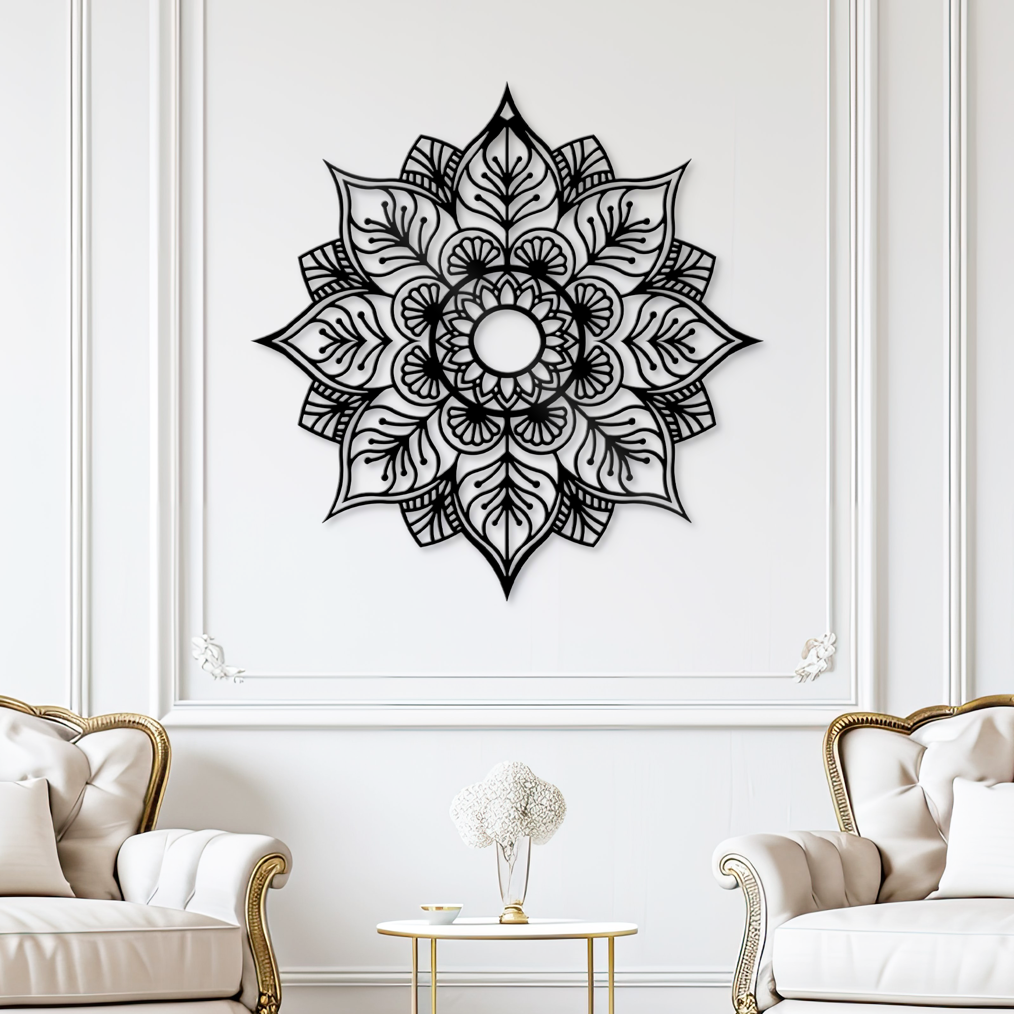 Mandala Metal Wall Art, Mandala Wall Decor, Spiritual Wall Art