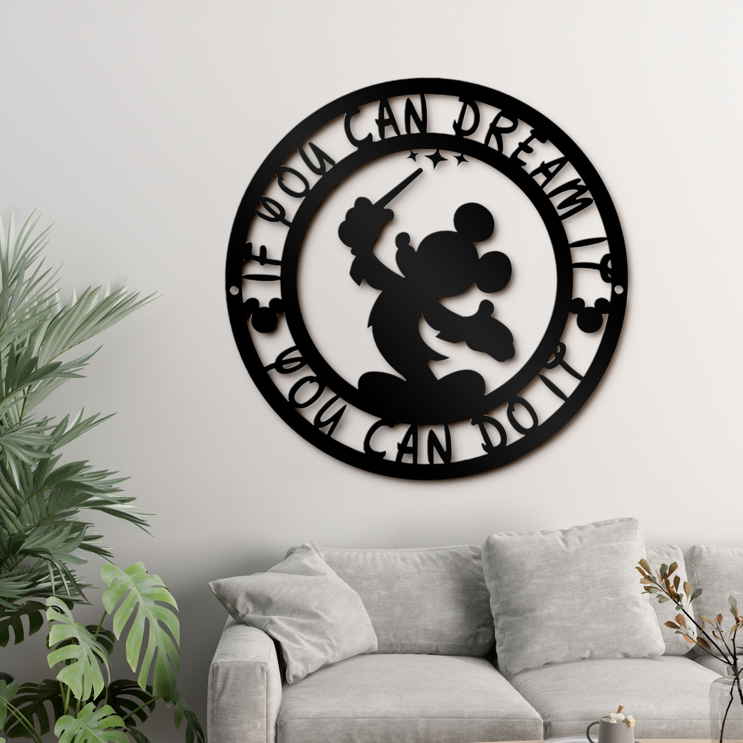 If You Can Dream It You Can Do It Metal Sign, Disney Metal Sign, Home And Wall Decor, Inspirational Quote Metal Sign, Housewarming Gifts, Christmas Deocr