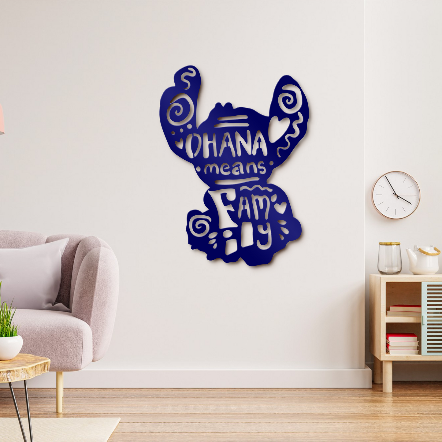 Ohana Means Family Sign - Disney Stitch Sign