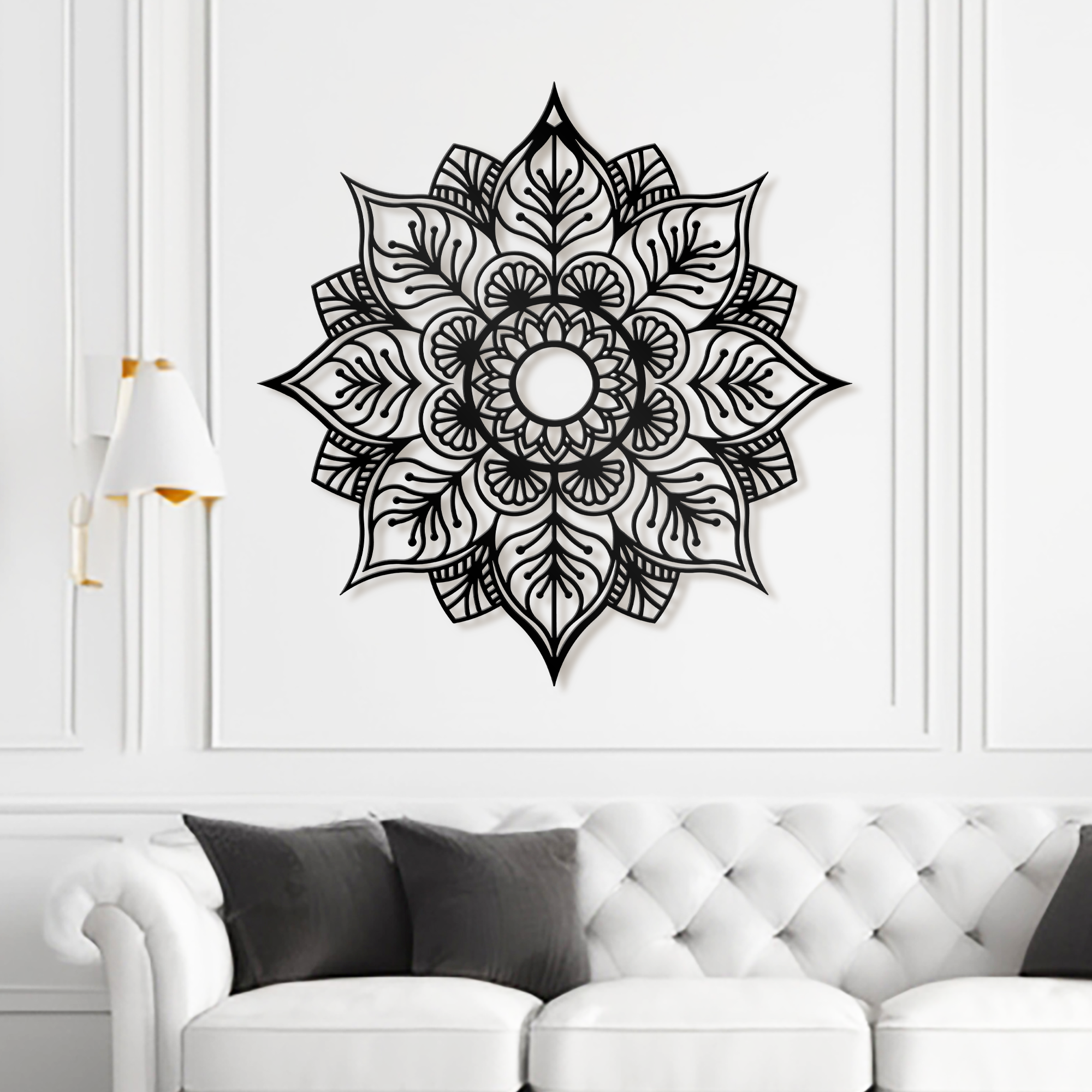 Mandala Metal Wall Art, Mandala Wall Decor, Spiritual Wall Art