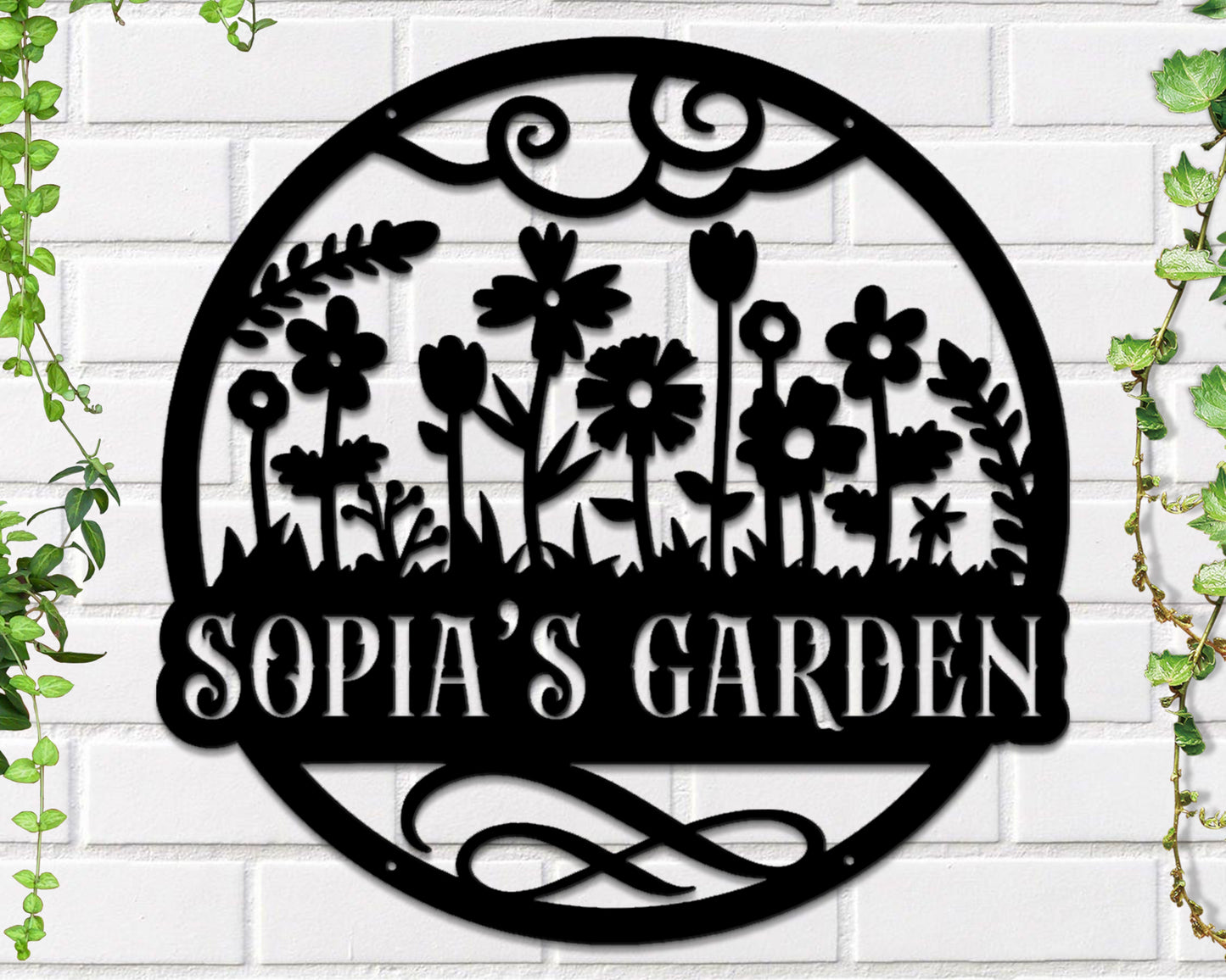 Personalized Garden Name Sign, Lawn Decor, Outdoor Sign, Garden Decor, Gift for mom Grandma