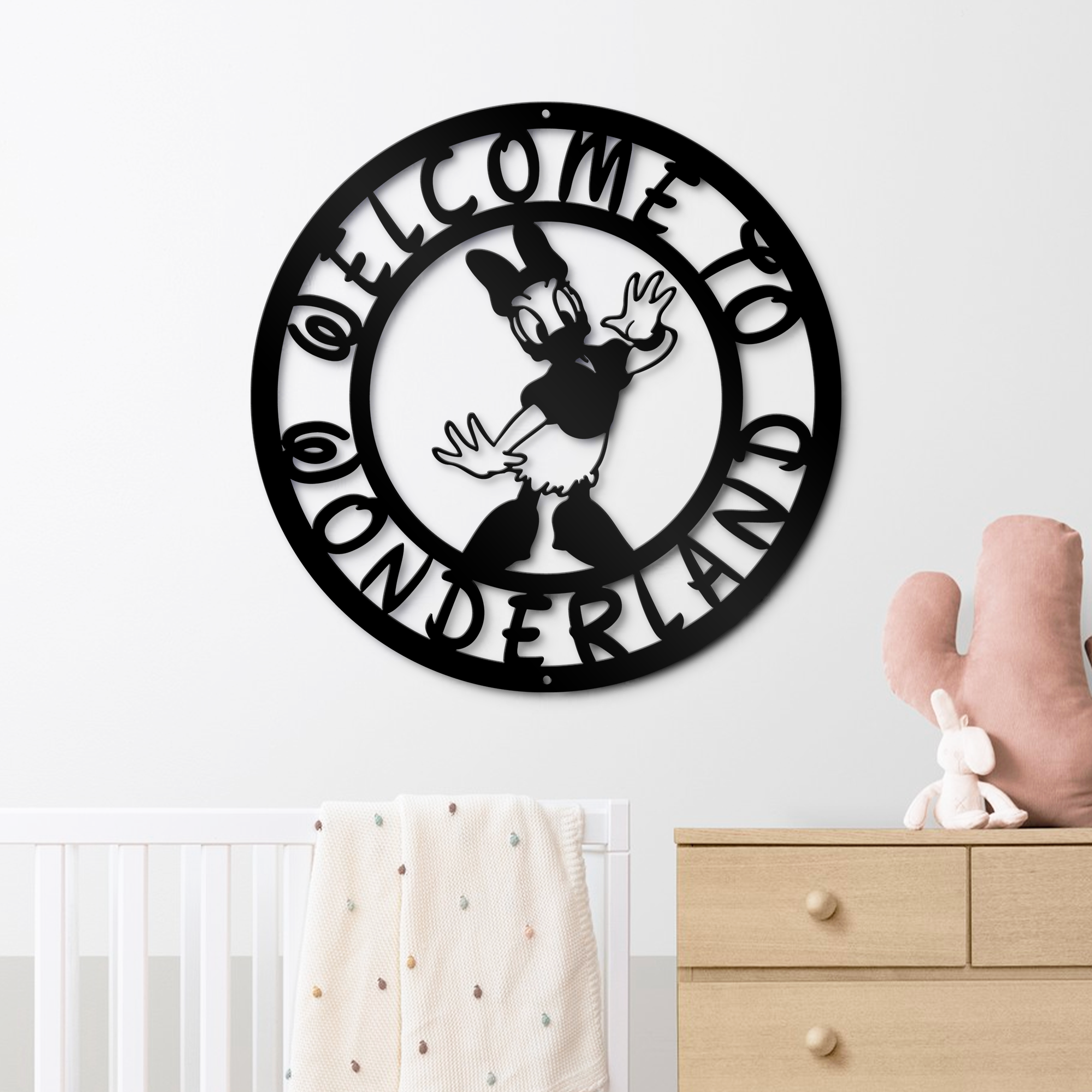 Welcome to Wonderland Metal Hangings - Kids Winter Special Gifts