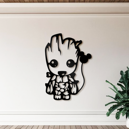 I am Groot Metal Wall Art, Kids Room Decor, Nursery Wall Art