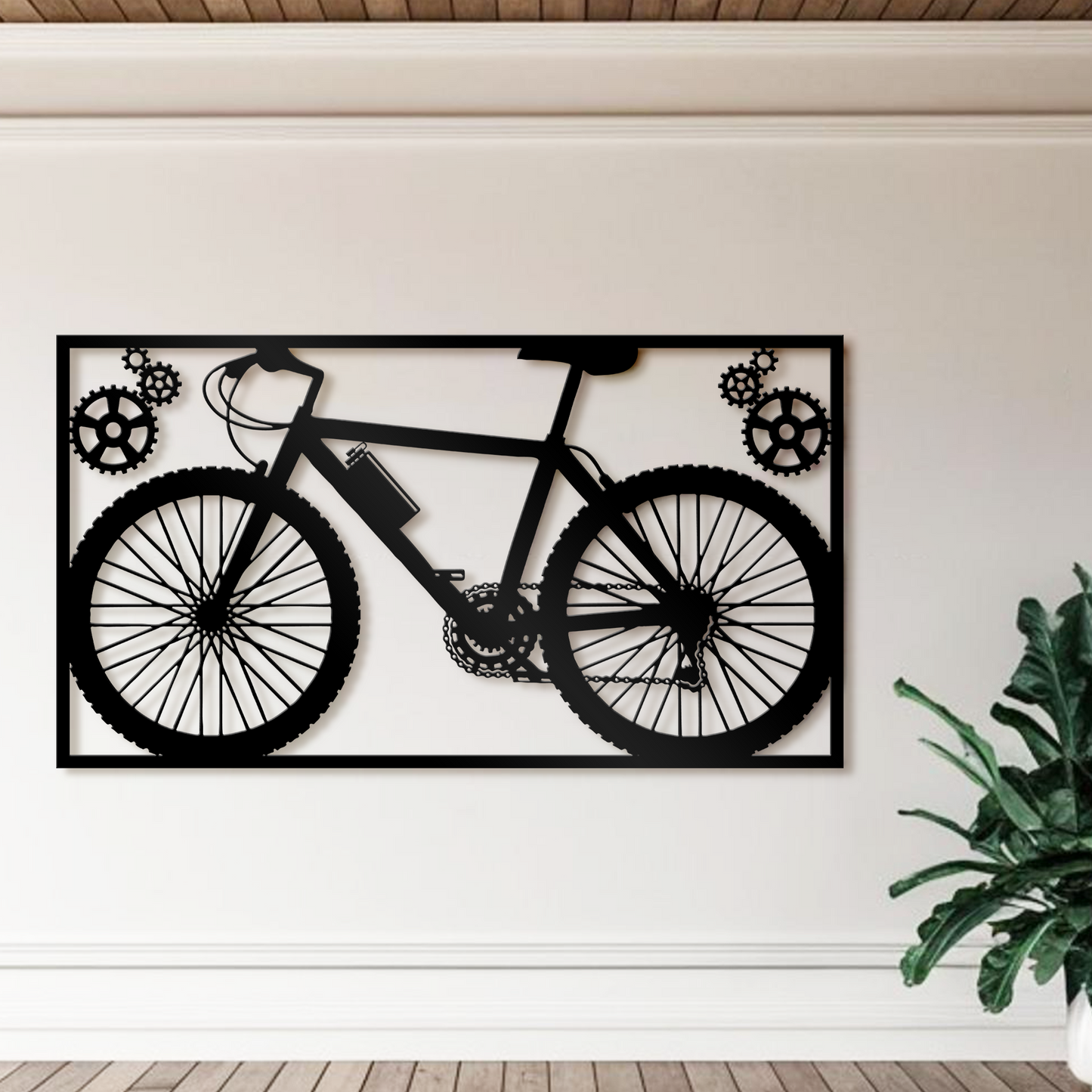 Bike Metal Decor Wall Art - Metal Wall Decor Cycling Wall Art