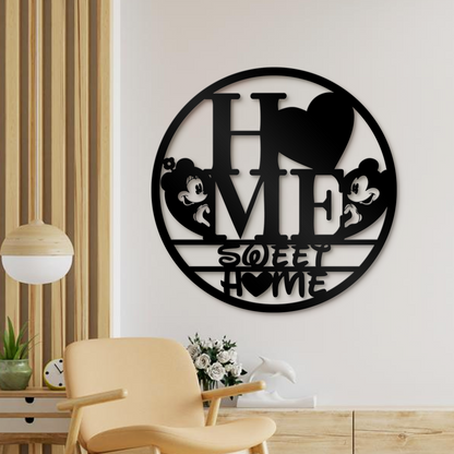 Home Sweet Home Metal Wall Art