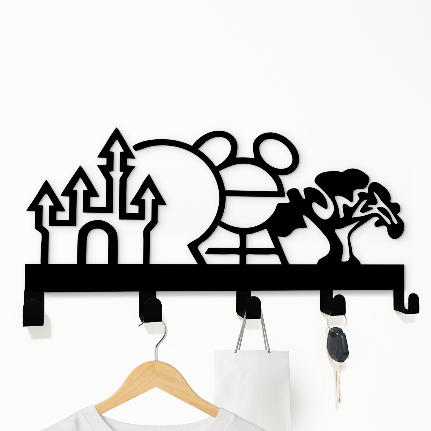 Magical New Disney Park Key Hanger - Disney World Rack Hanger