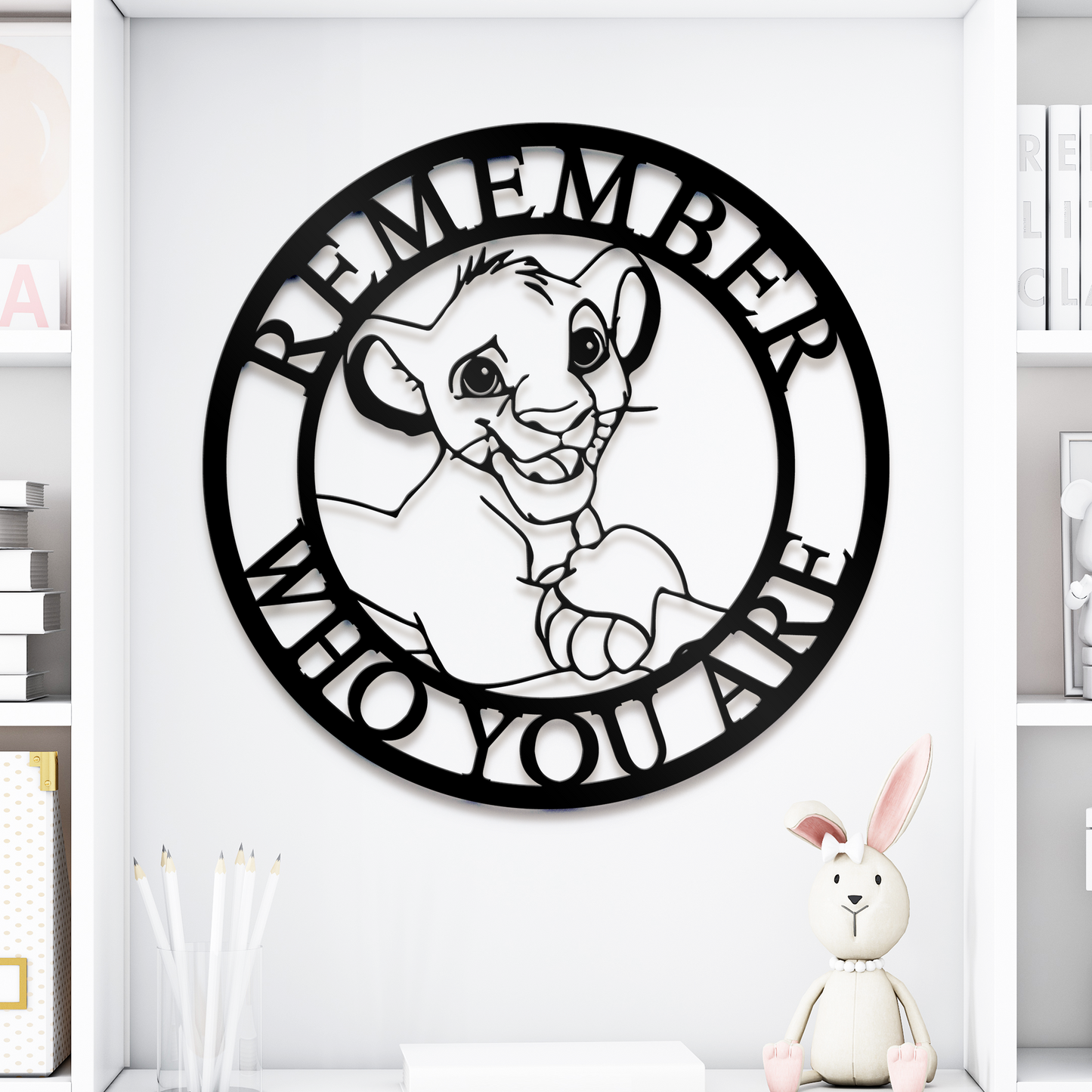 Remember who you are sign - Simba Baby Lion king sign