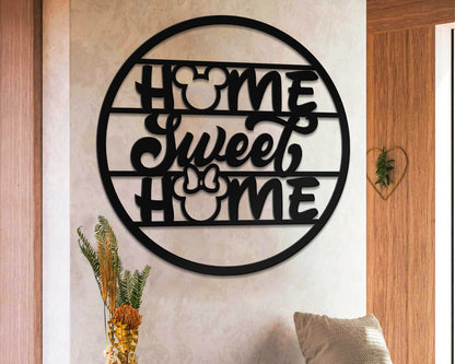 Home Sweet Home Metal Sign, Funny Quote Metal Sign, Home And Wall Decor, Front Porch Decor, Housewarming Gifts