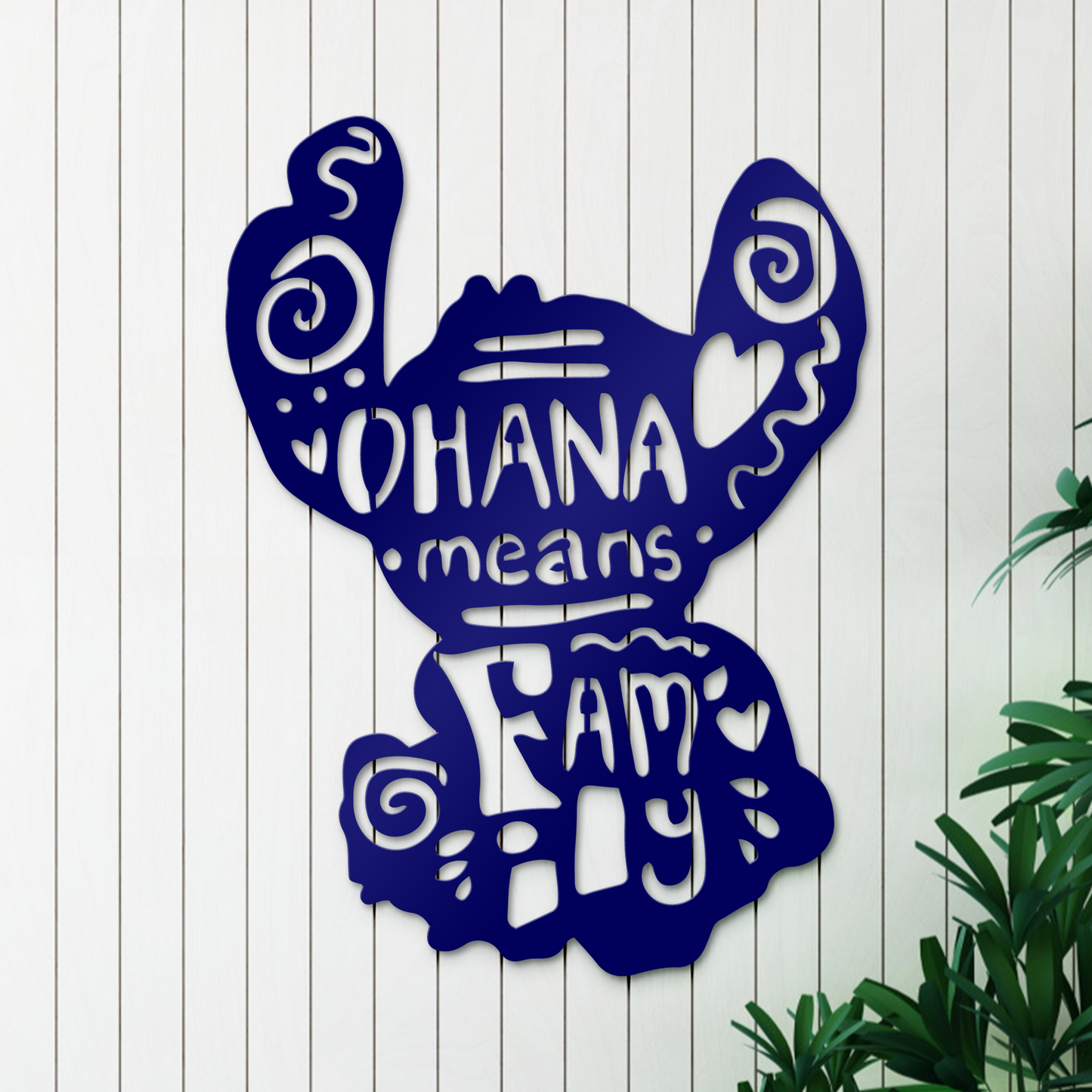 Ohana Means Family Sign - Disney Stitch Sign