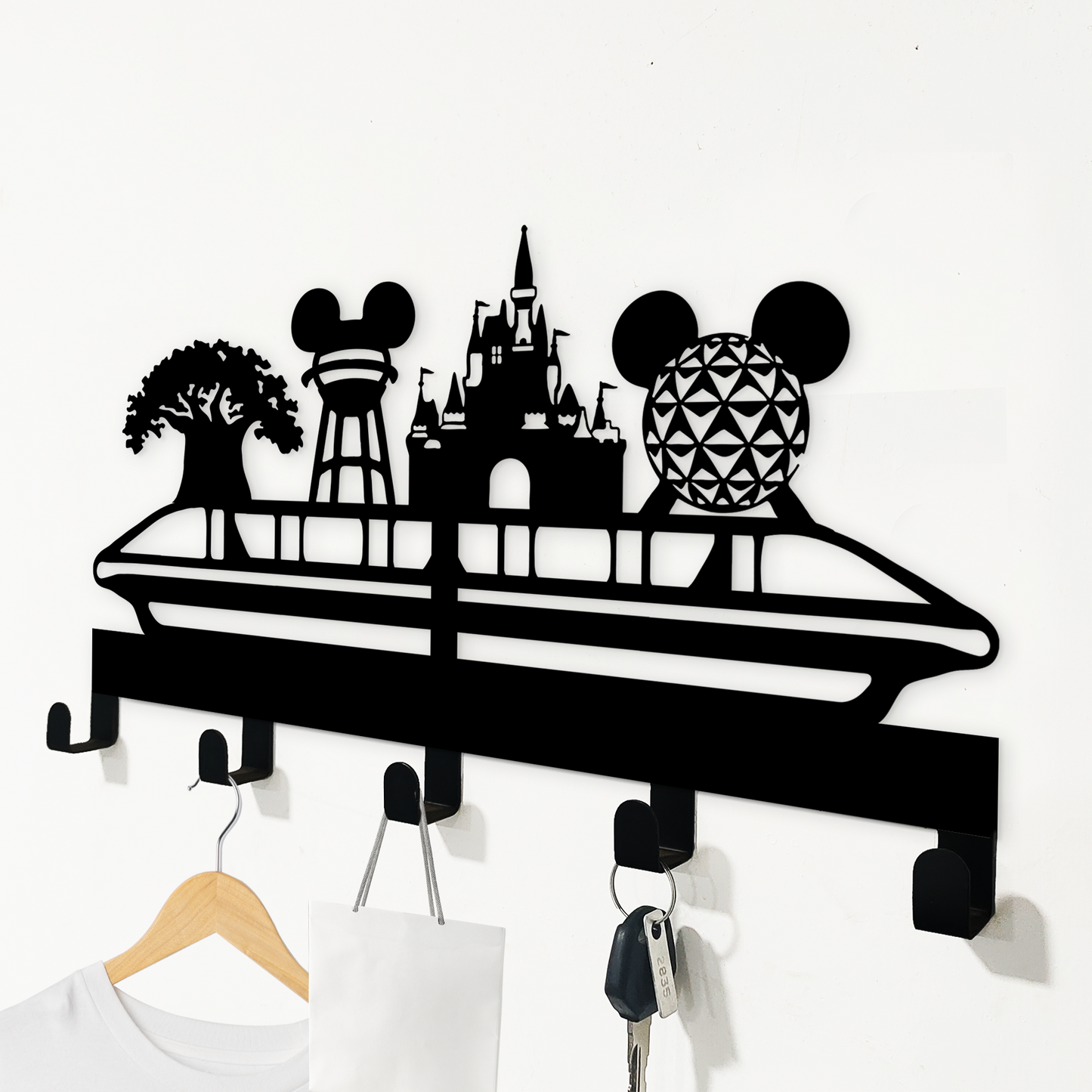 Monorail Disney Parks Key Holder - Mickey Key Holders