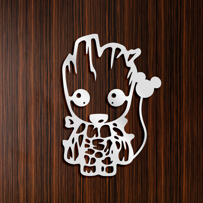 I am Groot Metal Wall Art, Kids Room Decor, Nursery Wall Art