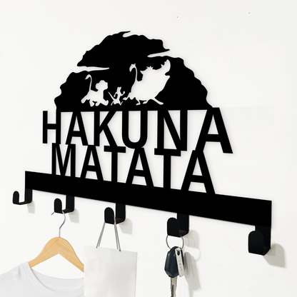 Hakuna Matata King Key Hanger - Kids Love for Comics Room Decor