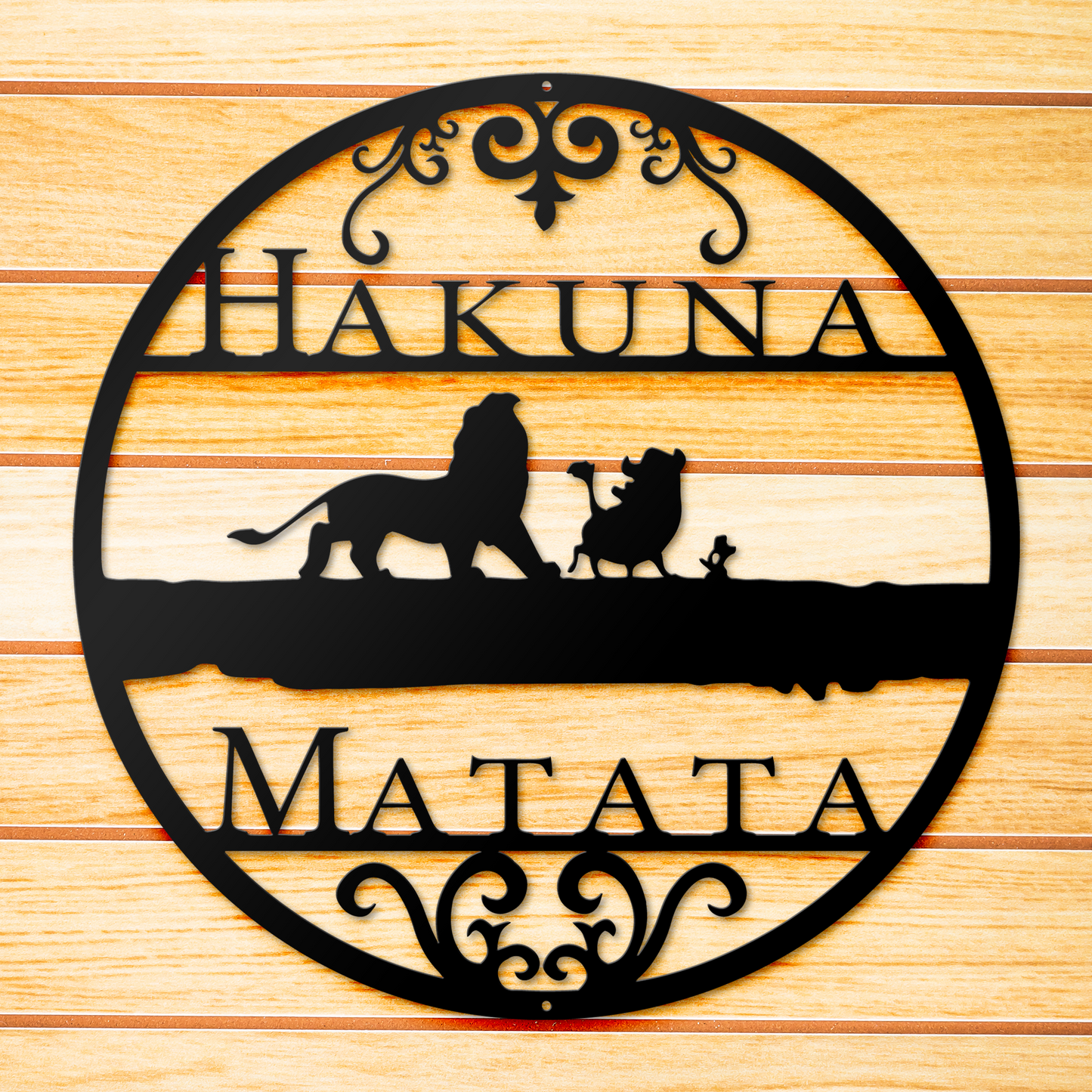 Disney Hakuna Matata Lion King Metal Sign