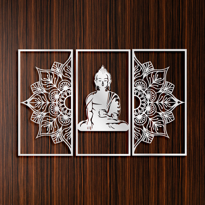 Buddha Meditation Wall Art - Buddha Wall Art for Living Room