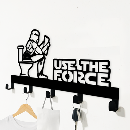 Use The Force Key Hook Sign - Kids Winter Presents - Wall Hanger