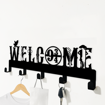 Welcome Magical Key Holder | Platform Home Décor Metal Key Holder