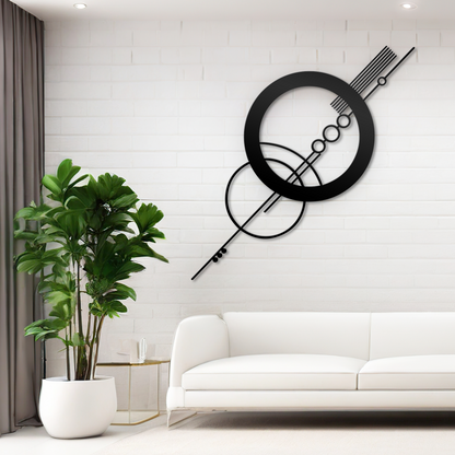 Spherium Metal Wall Art - Geometric Wall Art