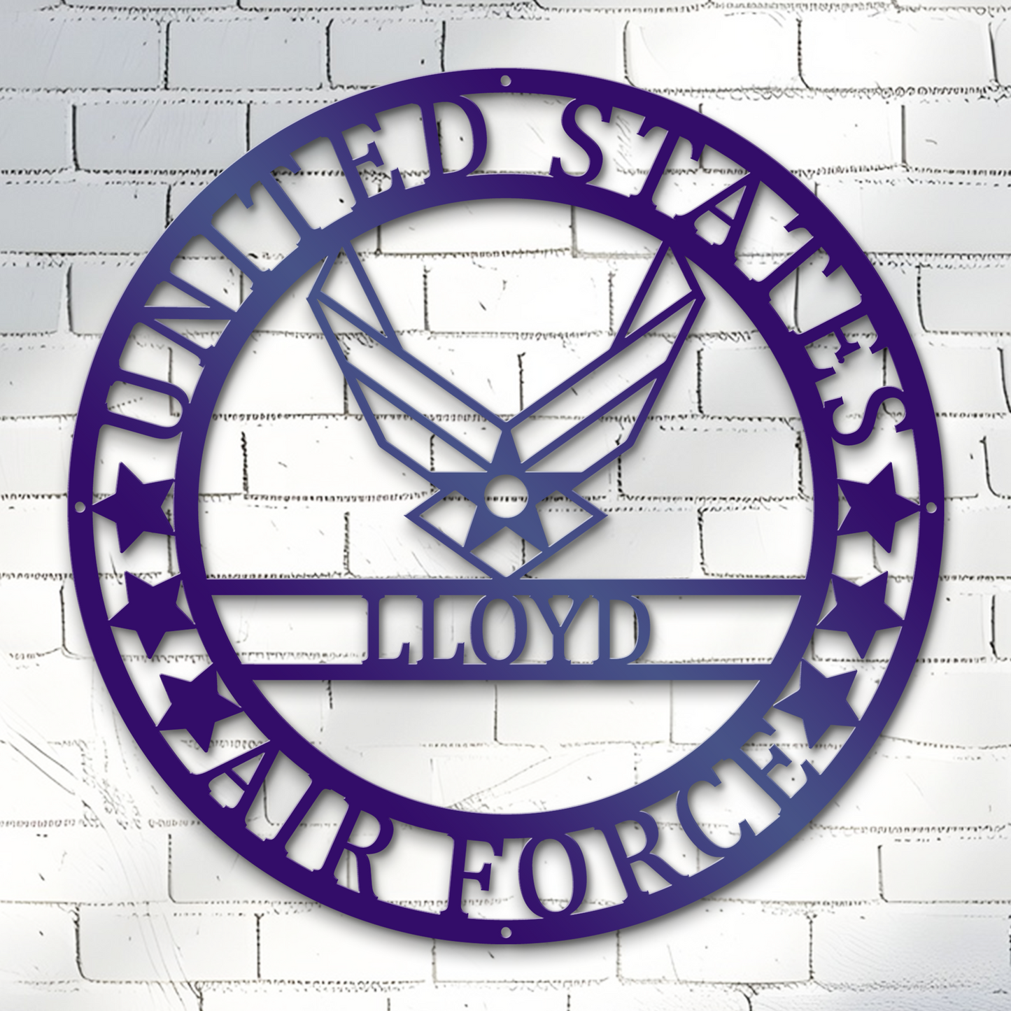 Customization US Air Force Metal Sign, Retirement Gifts