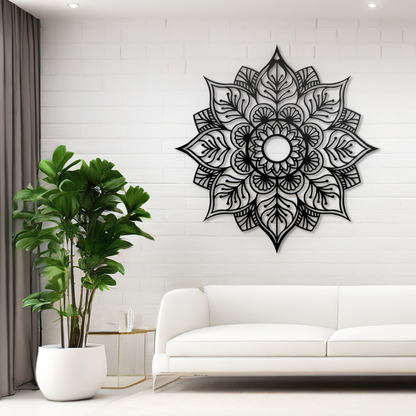 Mandala Metal Wall Art, Mandala Wall Decor, Spiritual Wall Art