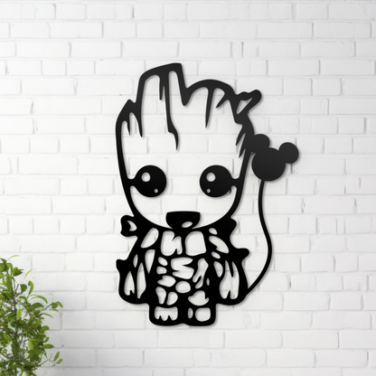 I am Groot Metal Wall Art, Kids Room Decor, Nursery Wall Art