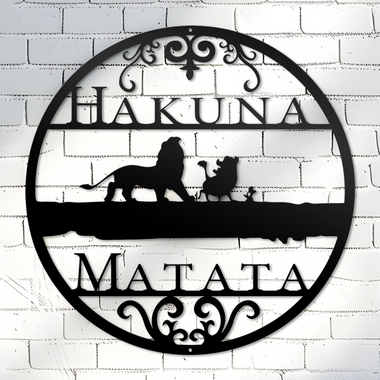 Disney Hakuna Matata Lion King Metal Sign