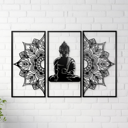 Buddha Meditation Wall Art - Buddha Wall Art for Living Room