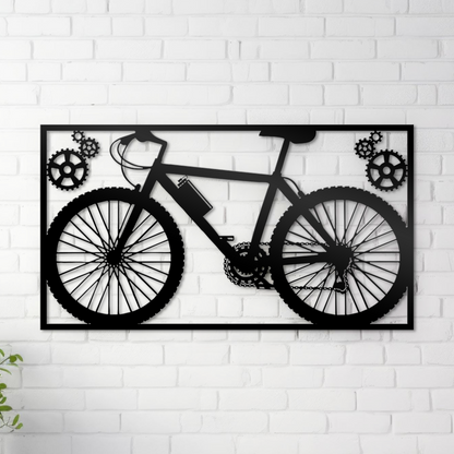 Bike Metal Decor Wall Art - Metal Wall Decor Cycling Wall Art