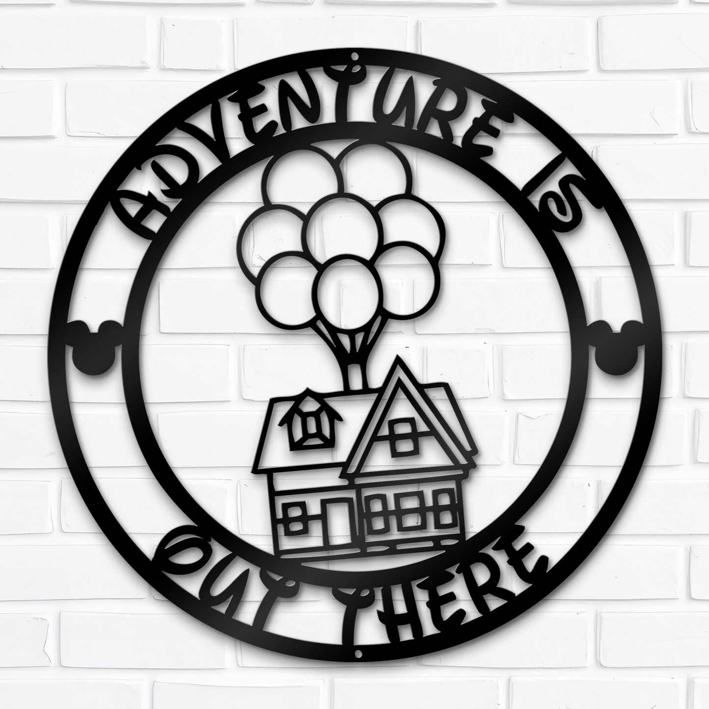 Adventure is Out There Disney Metal Sign