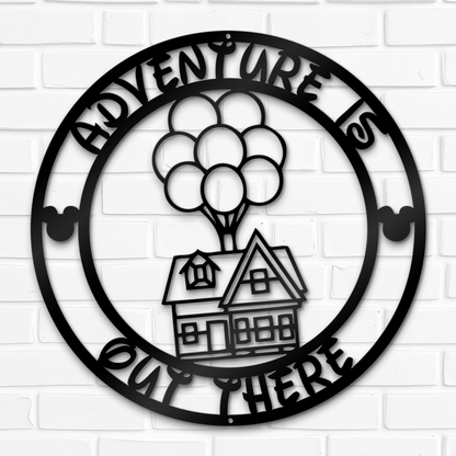 Adventure is Out There Disney Metal Sign