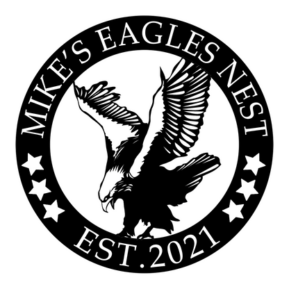 Eagle Metal Wall Art, Custom Eagle Metal Wall Hanging